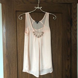 Express Pink Satin Top